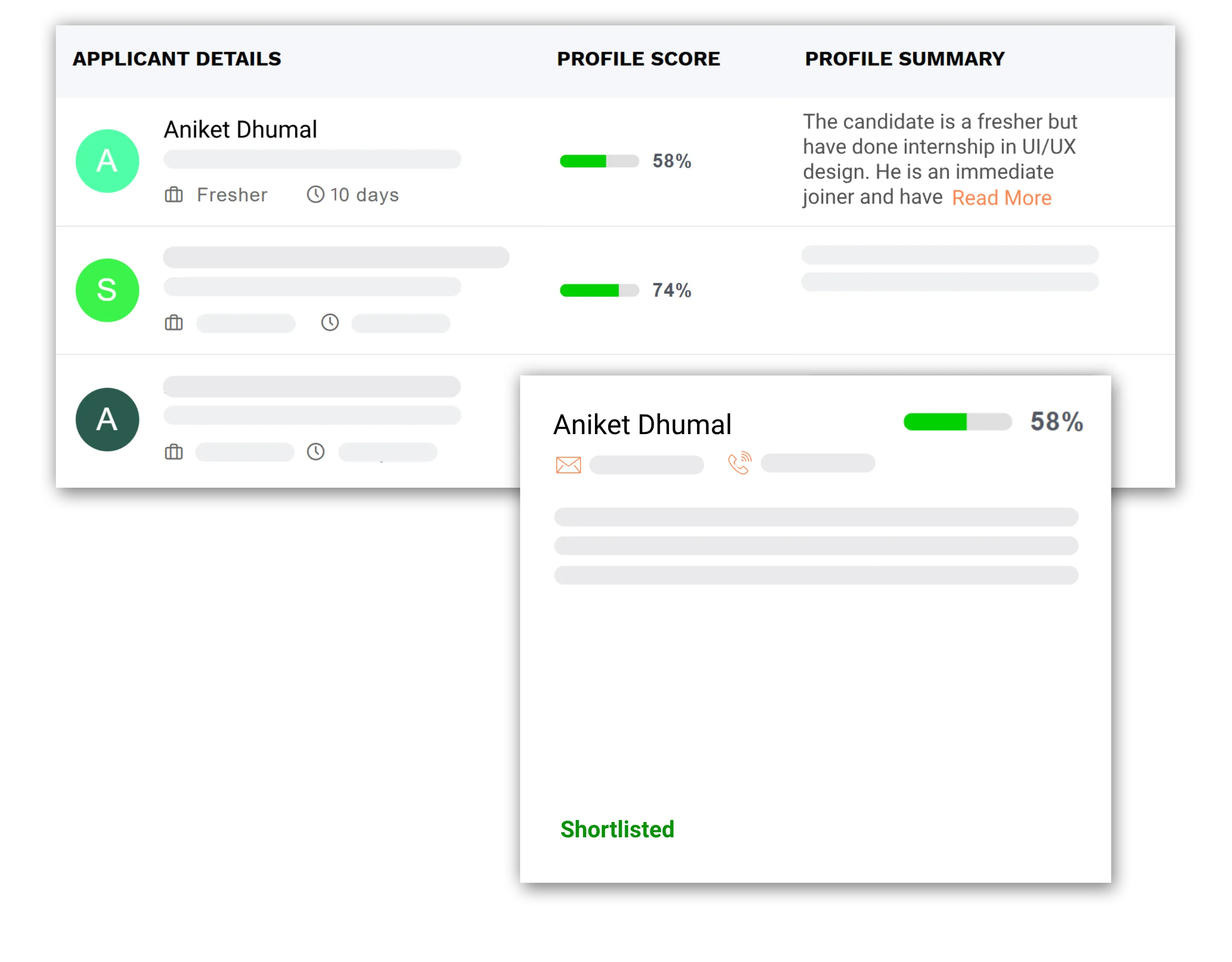 Disamina AI screens and assesses candidates